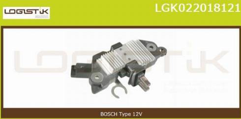 LGK LGK022018121 - Ģeneratora sprieguma regulators autospares.lv