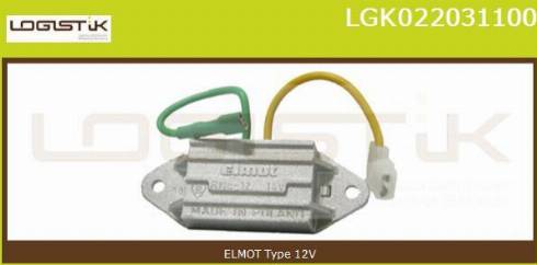 LGK LGK022031100 - Регулятор напряжения, генератор www.autospares.lv