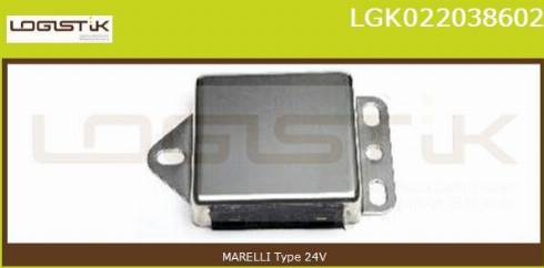 LGK LGK022038602 - Ģeneratora sprieguma regulators autospares.lv