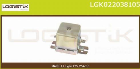 LGK LGK022038105 - Ģeneratora sprieguma regulators www.autospares.lv