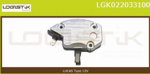 LGK LGK022033100 - Ģeneratora sprieguma regulators www.autospares.lv