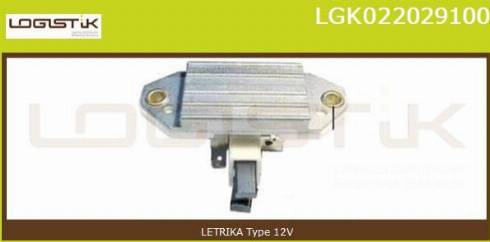 LGK LGK022029100 - Voltage regulator, alternator www.autospares.lv