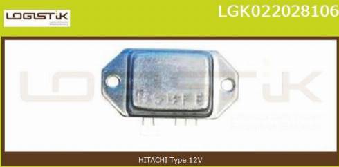 LGK LGK022028106 - Ģeneratora sprieguma regulators www.autospares.lv