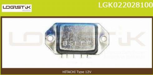 LGK LGK022028100 - Voltage regulator, alternator www.autospares.lv