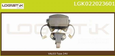 LGK LGK022023601 - Voltage regulator, alternator www.autospares.lv