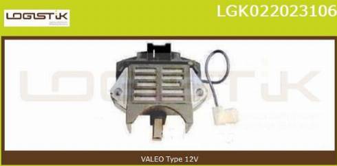 LGK LGK022023106 - Ģeneratora sprieguma regulators www.autospares.lv