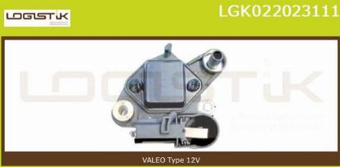 LGK LGK022023111 - Регулятор напряжения, генератор www.autospares.lv