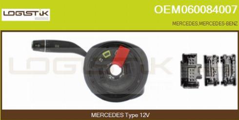 LGK OEM060084007 - Steering Column Switch www.autospares.lv