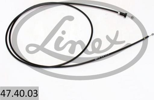 Linex 47.40.03 - Motora pārsega slēdzenes trose www.autospares.lv