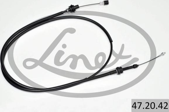 Linex 47.20.42 - Akseleratora trose www.autospares.lv