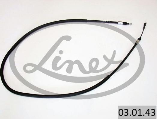 Linex 03.01.43 - Cable, parking brake www.autospares.lv