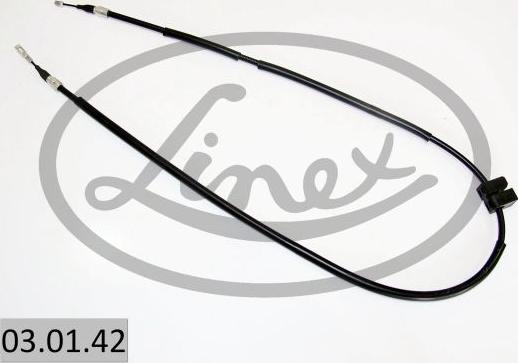 Linex 03.01.42 - Cable, parking brake www.autospares.lv