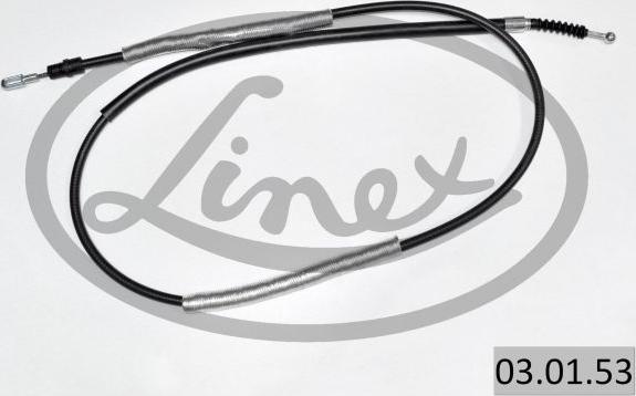 Linex 03.01.53 - Cable, parking brake www.autospares.lv