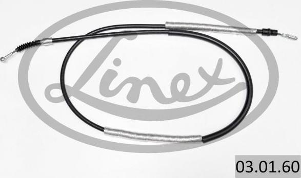 Linex 03.01.60 - Cable, parking brake www.autospares.lv