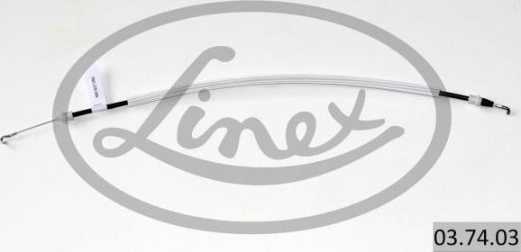 Linex 03.74.03 - Trose, Durvju slēdzene www.autospares.lv