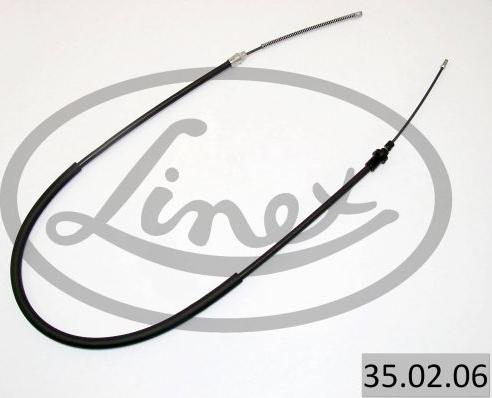 Linex 35.02.06 - Тросик, cтояночный тормоз www.autospares.lv