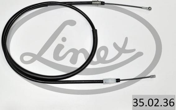 Linex 35.02.36 - Тросик, cтояночный тормоз www.autospares.lv