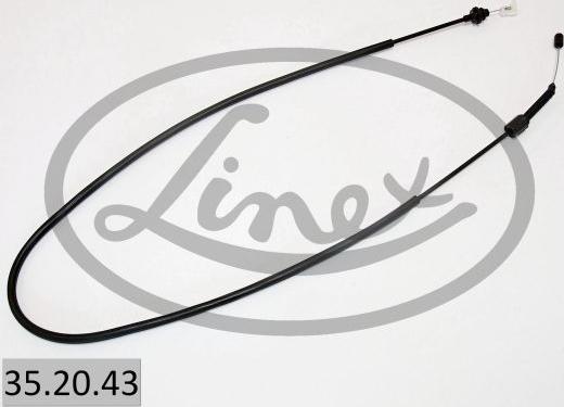 Linex 35.20.43 - Akseleratora trose www.autospares.lv