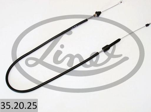 Linex 35.20.25 - Akseleratora trose www.autospares.lv