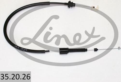 Linex 35.20.26 - Akseleratora trose www.autospares.lv