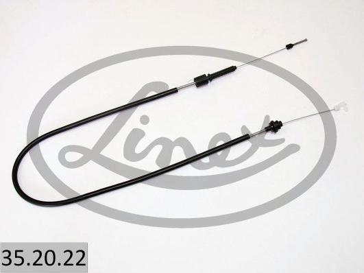 Linex 35.20.22 - Akseleratora trose www.autospares.lv