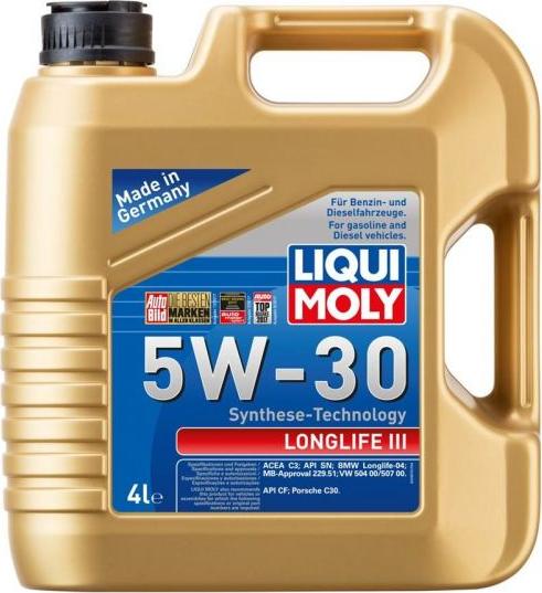 Liqui Moly P003760 - Motoreļļa www.autospares.lv