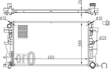 Loro 054-017-0035-B - Radiators, Motora dzesēšanas sistēma www.autospares.lv