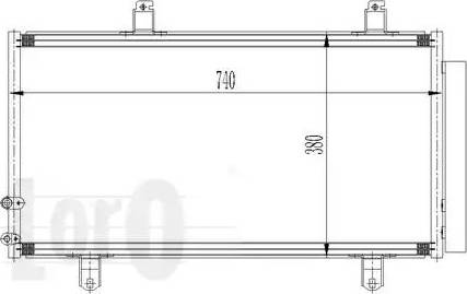 Loro 051-016-0025 - Kondensators, Gaisa kond. sistēma www.autospares.lv