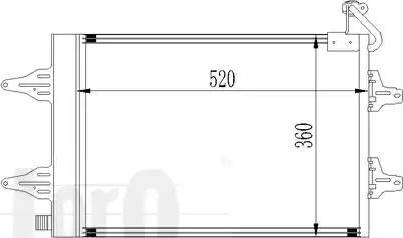 Loro 053-016-0015 - Kondensators, Gaisa kond. sistēma www.autospares.lv