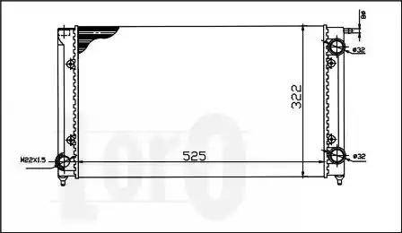 Loro 053-017-0058 - Radiators, Motora dzesēšanas sistēma www.autospares.lv