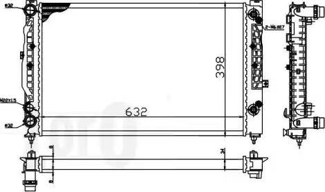 Loro 053-017-0053 - Radiators, Motora dzesēšanas sistēma www.autospares.lv