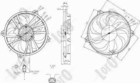 Loro 009-014-0002 - Ventilators, Motora dzesēšanas sistēma www.autospares.lv