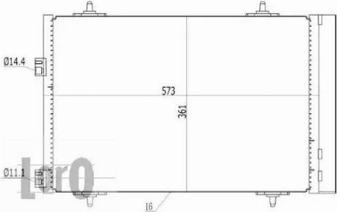 Loro 009-016-0001 - Kondensators, Gaisa kond. sistēma www.autospares.lv