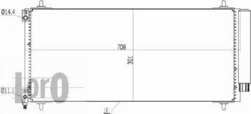 Loro 009-016-0021 - Kondensators, Gaisa kond. sistēma www.autospares.lv