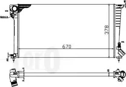 Loro 009-017-0002 - Radiators, Motora dzesēšanas sistēma www.autospares.lv