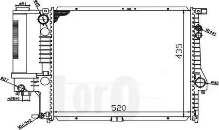 Loro 004-017-0003 - Radiators, Motora dzesēšanas sistēma www.autospares.lv