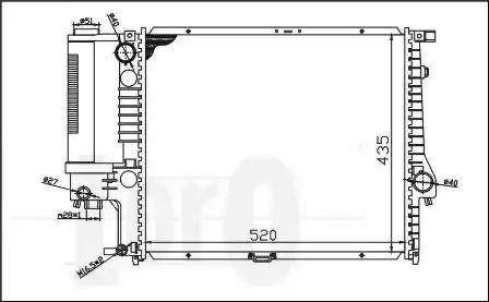 Loro 004-017-0002 - Radiators, Motora dzesēšanas sistēma www.autospares.lv