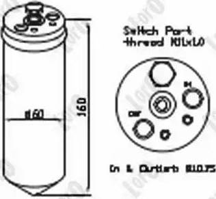 Loro 018-021-0001 - Sausinātājs, Kondicionieris www.autospares.lv