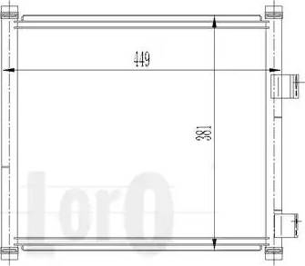 Loro 017-016-0020 - Kondensators, Gaisa kond. sistēma www.autospares.lv