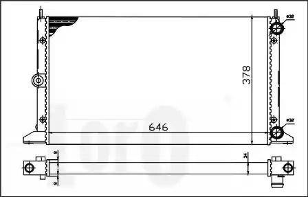 Loro 017-017-0027 - Radiators, Motora dzesēšanas sistēma www.autospares.lv