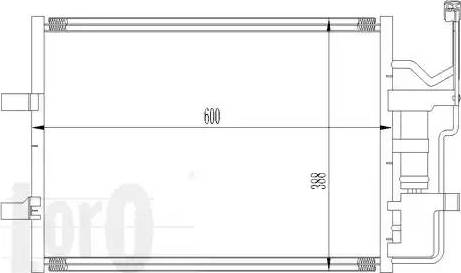 Loro 030-016-0010 - Kondensators, Gaisa kond. sistēma www.autospares.lv