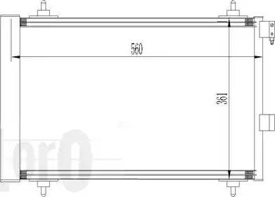 Loro 038-016-0015 - Kondensators, Gaisa kond. sistēma www.autospares.lv