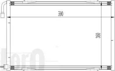 Loro 038-016-0011 - Kondensators, Gaisa kond. sistēma www.autospares.lv