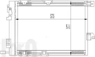 Loro 037-016-0008 - Kondensators, Gaisa kond. sistēma www.autospares.lv