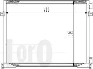 Loro 037-016-0033 - Kondensators, Gaisa kond. sistēma www.autospares.lv