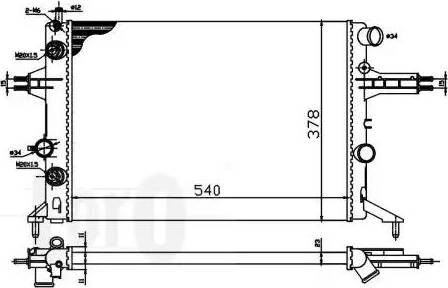 Loro 037-017-0018 - Radiators, Motora dzesēšanas sistēma www.autospares.lv