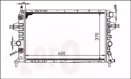 Loro 037-017-0073 - Radiators, Motora dzesēšanas sistēma www.autospares.lv