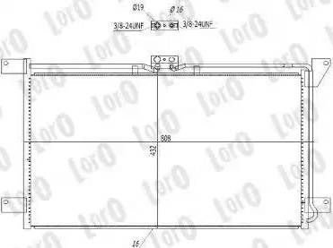 Loro T16-07-006 - Kondensators, Gaisa kond. sistēma www.autospares.lv