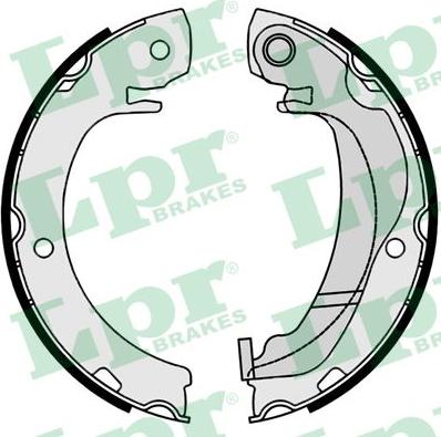 LPR 09920 - Brake Shoe Set, parking brake www.autospares.lv