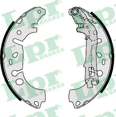 LPR 09100 - Brake Shoe Set www.autospares.lv